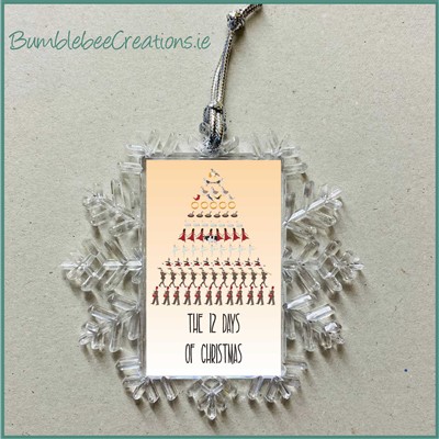 12 Days of Christmas Tree Decoration